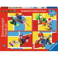 Ravensburger Super Mario Pussel 4x100 Bitar