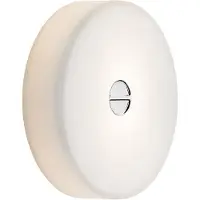 Flos Design taklampa MINI, dimbar, Vitt / opal, Badrum, Glas, Design, Taklampa