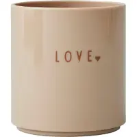 Design Letters Mugg - Tritan - Favourite - Beige - - One Size - Mugg