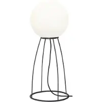 Star Trading Altanlampa Mallorca 70 cm svart/vit plast/metall, Svart, Vardagsrum / matsal, Syntetmaterial, Modern
