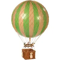 Authentic Models Jules Verne luftballong grön