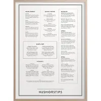 Kunskapstavlan® Kunskapsposter, Husmorstips