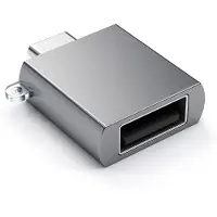 Satechi USB 3.1 Gen 1 (USB3.0) Adapter [1x USB-C hane - 1x USB-A] ST-TCUAM 0 mm