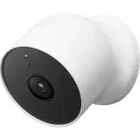 Google Nest Cam - Nätverksövervakningskamera - inomhusbruk, utomhusbruk - väderbeständig - färg (Dag&Natt) - 2 MP - 1920 x 1080 - 1080p - ljud - tr...