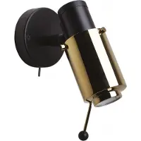 DCW éditions Vägglampa , Guld / mässing, Metall