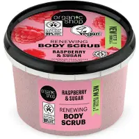 Organic Ekologisk Body Scrub Hallonkräm och Socker 250ml
