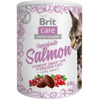 Brit Care Cat Snack Superfruits Lax 100g