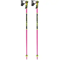 LEKI - Skidstavar - Worldcup Lite Sl Lady 3D Neonpink-Black-Neonyellow för UnisexAluminium - Storlek 105 cm - Rosa