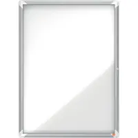 Nobo Premium Plus 9xa4 Ark Utomhusdisplay Med Magnetisk Bakgrund I Vitt
