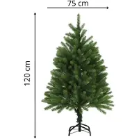 Konstgran grön 120 cm | naturtrogen | PE-material | julpynt
