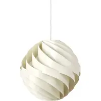 Gubi Taklampa , Turbo, dimbara, Vit, Vardagsrum, Aluminium, Design
