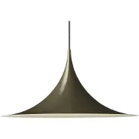 Gubi Taklampa , Semi, dimbara, Brun / rost, Vardagsrum, Metall, Design