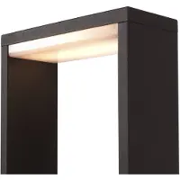 Deko-light LED-gånglampa Cata IV, höjd 70 cm, Svart, Aluminium / grå / zink, Modern