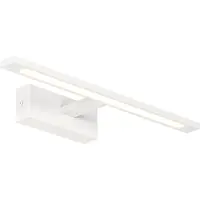 QAZQA Vägglampa vit 41,5 cm inkl LED IP44 - Jerre
