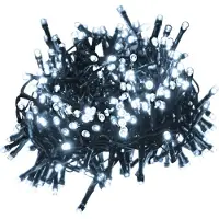 vidaXL Ljusslinga Med 3000 Led Cluster Kallvit 23 M Pvc