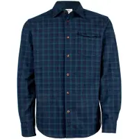 Snowleader - Skjortor - Navy Shirt Men för Unisex - Storlek S - Marinblå