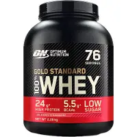 Optimum Nutrition , Guld Standard 100% Whey, Smakrik Strawberry, 5 lb (2.27 kg)