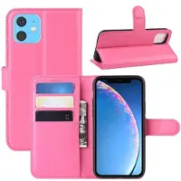Mtp Products iPhone 11 Plånboksfodral med Magnetstängning - Varmrosa