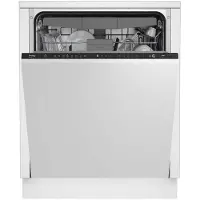 Beko BDIN38640D, Helt integrerad, Full storlek (60 cm), Vit, Röra, LCD, Kall