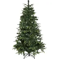 konstgjort julgran PE/PVC ALVA, klass A, 170x116 cm m/LED NORDIC WINTER (780-205)