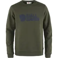 Fjällräven - Tröjor - Fjällräven Logo Sweater M Deep Forest för UnisexBomull - Storlek XL - Grön