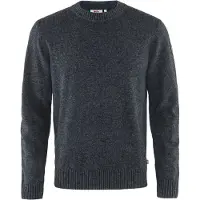Fjällräven Men's Övik Round-neck Sweater Dark Grey