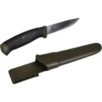 Morakniv Companion MG (C) - Carbon Steel - Olive Green 11863