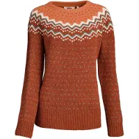 Fjällräven Women's Övik Knit Sweater Autumn Leaf/Desert Brown