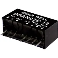 MEAN WELL DPAN02C-12 DC/DC-omvandlar-modul 83 mA 2 W Antal utgångar: 2 x Innehåll 1 st