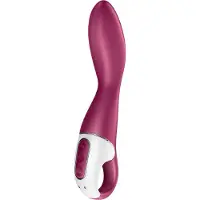 Satisfyer Heated Thrill - App-styrd uppvärmd vibrator (röd)