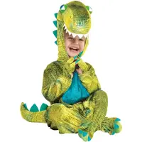 Amscan Dinosaurie Bebis Maskeraddräkt - 24-36 månader