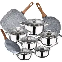 San Ignacio Cassel 18/20 Cm Pk3849 Kastrullset Med Stekpannor 12 Bitar