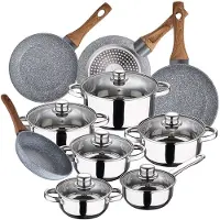 San Ignacio Cassel 20/24/26/28 Cm Pk3858 Kastrullset Med Stekpannor 12 Bitar
