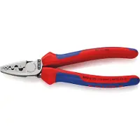 Knipex 97 72 180 Crimptång Ändhylsor 0.25 till 16 mm²