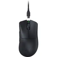 Razer DeathAdder V3 Pro - Mus - ergonomisk - högerhänt - optisk - 5 knappar - trådlös - Bluetooth, USB - svart