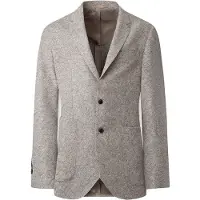 Hackett London för män. HM443100 Grå boucléjacka (40/32), Brun, Casual, Klassisk, Akryl, Lång ärm