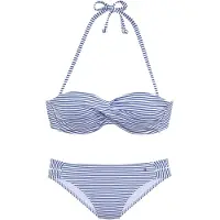 s.Oliver Bikini kobaltblå / vit