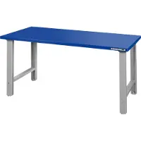 Bahco Stål Tung Industriell Arbetsbänk Med 4 Ben 1500 Mmx750 Mmx1030 Mm