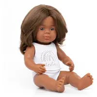 Miniland Flicka Baby Docka 38 Cm
