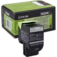 Lexmark Toner 702HK Original Svart 4000 sidor 70C2HKE