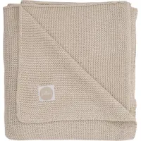 Jollein Stickad filt Basic nougat 100 x 150 cm