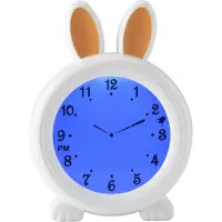 Alecto Nattlampa med väckarklocka, sömncoach BC100BUNNY , vit