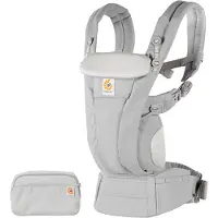 Ergobaby Bärsele - Omni Dream - SoftTouch Bomull - Pearl Grey - - 0-4 år (56-104) - Bärselar