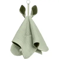 BIBS Snuttefilt - 40x40 cm - Känguru - Sage/Hunter Green - - One Size - Snuttefilt