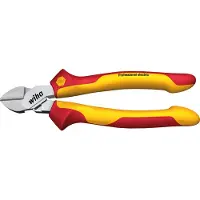 Wiha 43335, Diagonal horisontell tång, 2 mm, röd, gul, 1000 V, 160 mm, 236 g