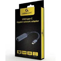 Cablexpert Nätverksadapter USB-C till Ethernet RJ45 Gigabit 1000Mbps