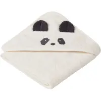 Liewood Babyhandduk - 70x70 cm - Albert - Panda Creme De - - One Size - Babyhandduk