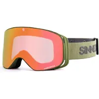 Sinner Olympia + Matte Moss Green Goggle double orange sintrast Storlek Uni