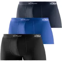 s.Oliver Boxershorts blå / marinblå / svart / vit
