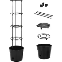 vidaXL Kruka för tomatplanta Ø29,5x115 cm polypropylen